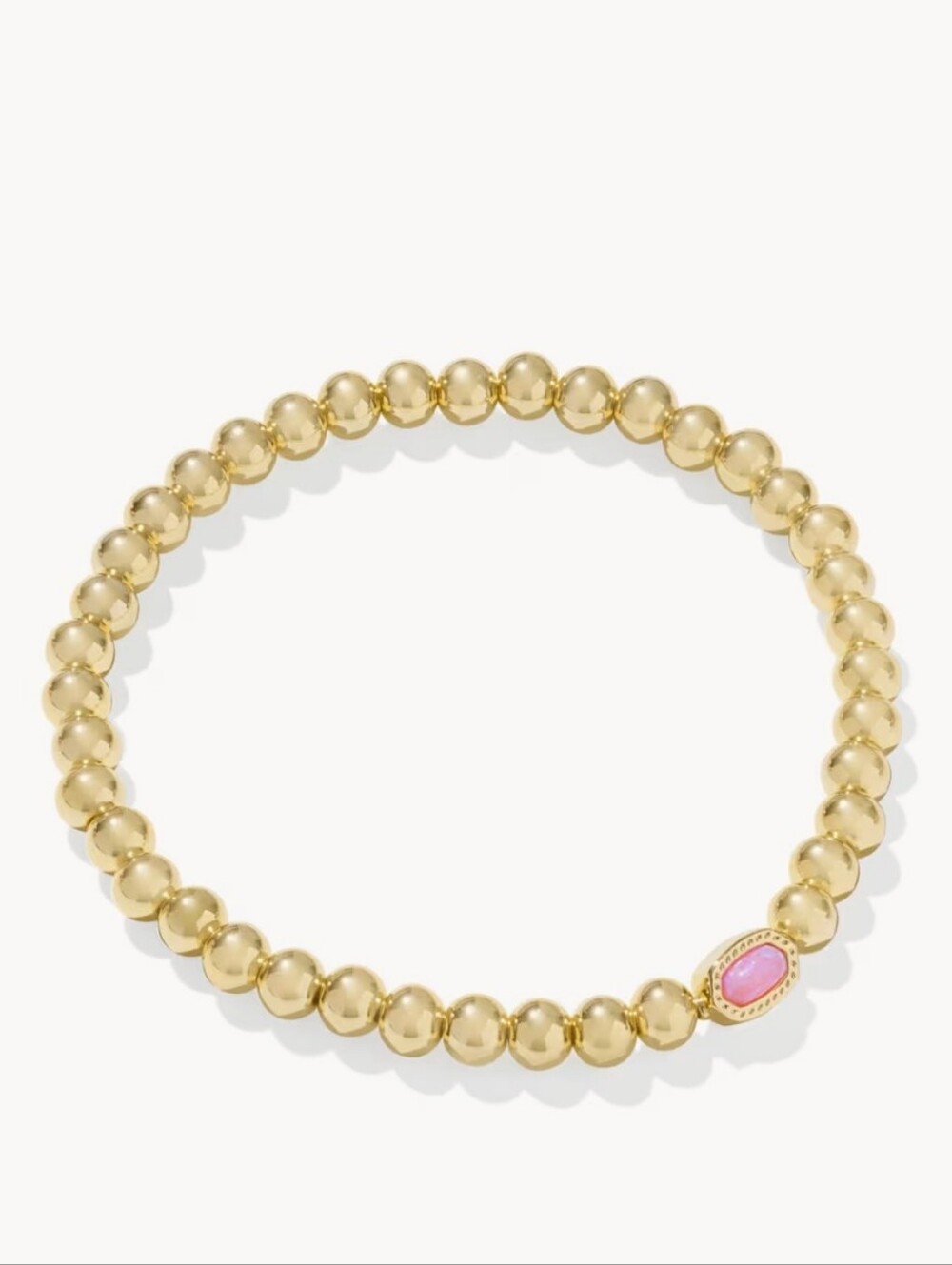Kendra Scott Mini Elaina Gold Stretch Bracelet New